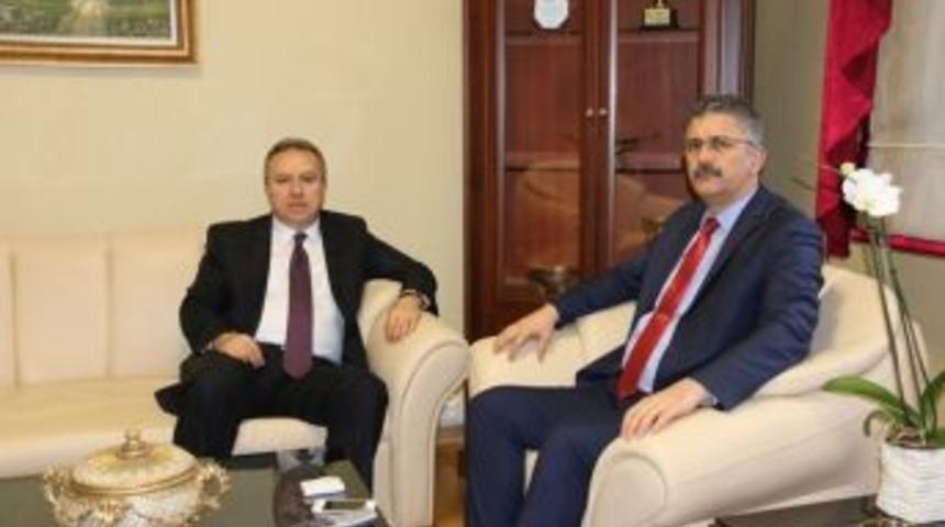 Vali Fidan&rsquo;dan Başsavcı G&uuml;re&rsquo;ye Ziyaret