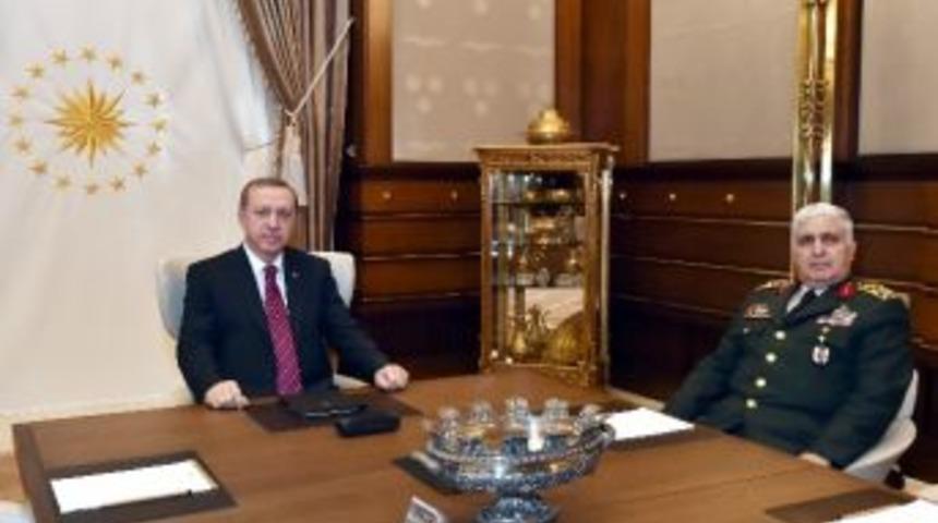 Cumhurbaşkanı Erdoğan, Genelkurmay Başkanı Orgeneral &Ouml;zel&rsquo;i Kabul Etti
