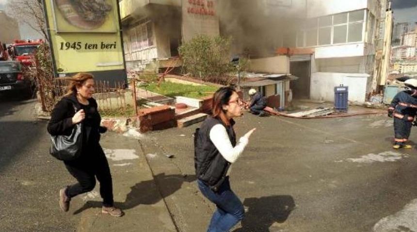 Kağıthane'de Fabrikada Yangın