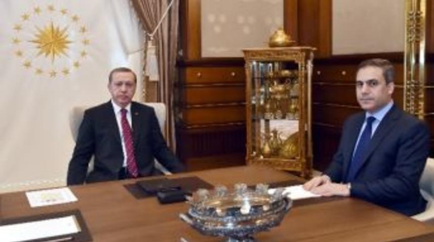 Cumhurbaşkanı Erdğan, Mit M&uuml;steşarı Hakan Fidan&rsquo;ı Kabul Etti