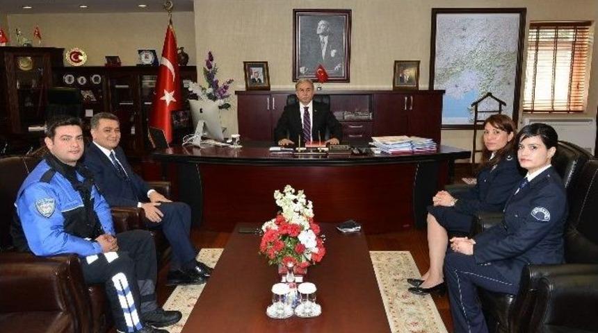 Emniyet M&uuml;d&uuml;r&uuml; Zeybek&rsquo;ten Vali B&uuml;y&uuml;k&rsquo;e Ziyaret