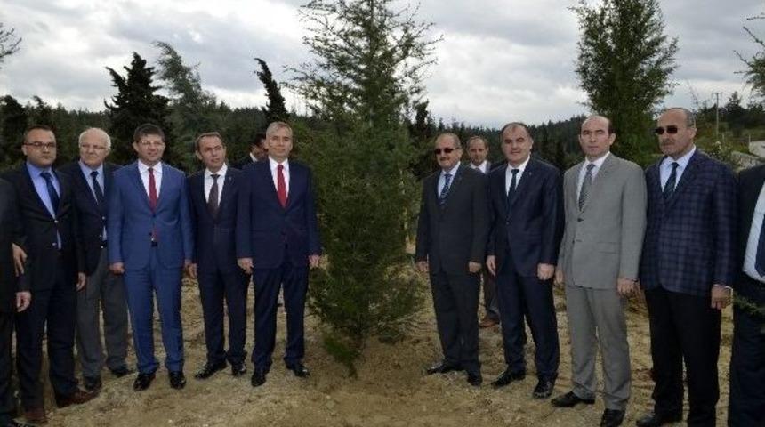 Denizli&rsquo;de Şehit Savcı İ&ccedil;in Fidan Dikildi