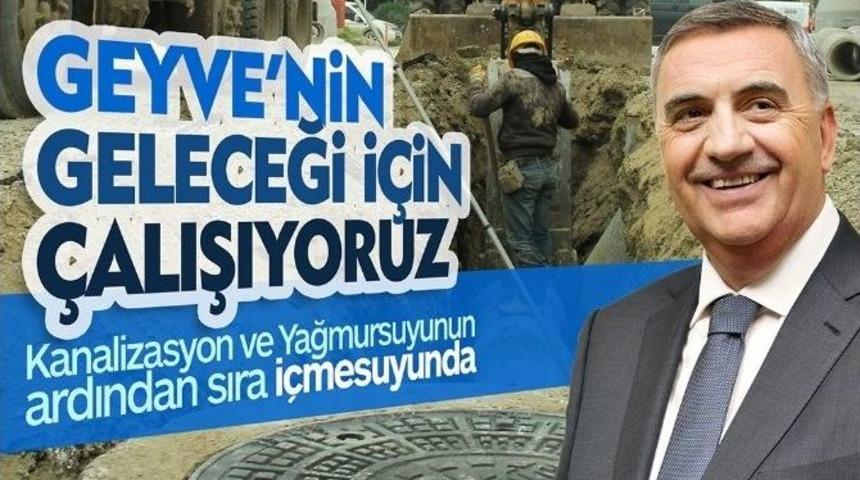 Başkan To&ccedil;oğlu&rsquo;ndan Geyve&rsquo;ye İ&ccedil;mesuyu M&uuml;jdesi