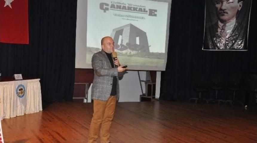 Talha Uğurluel, Nazilli&rsquo;de &Ccedil;anakkale Savaşını Anlattı