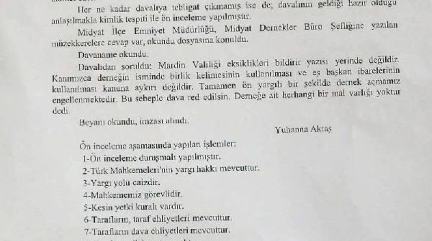 S&uuml;ryani Derneği Mahkeme Kararıyla Kapatıldı