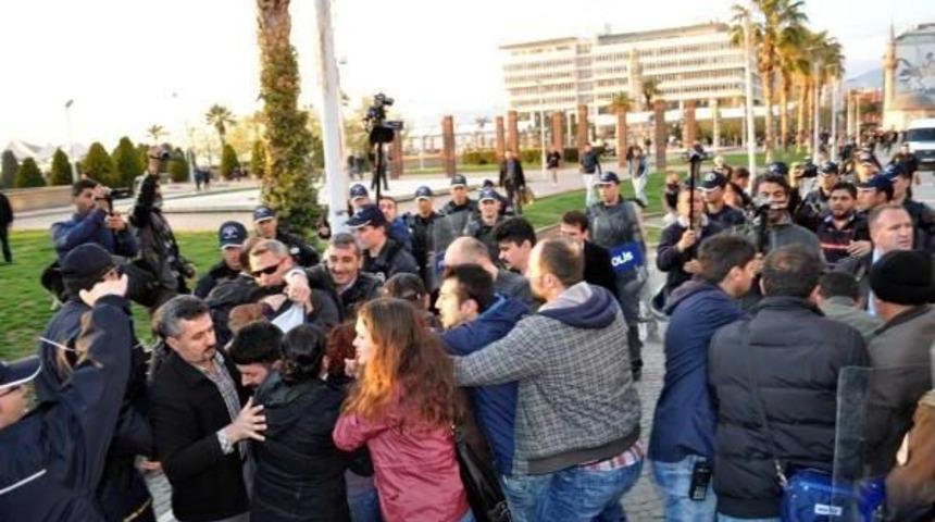 İzmir'de G&ouml;zaltına Alınan 18 G&ouml;sterici Serbest Bırakıldı