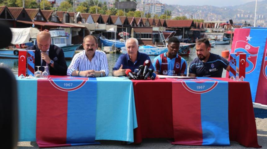 Trabzonspor Calep Ekuban ile sözleşme imzaladı