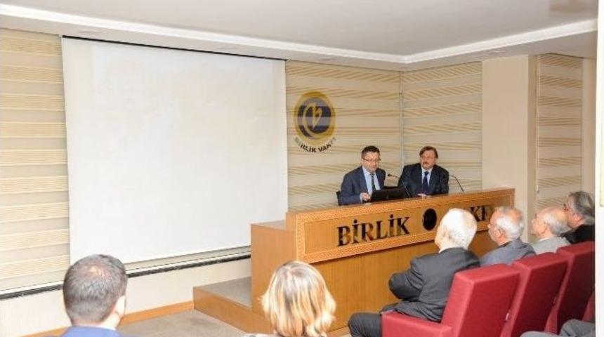 Başkan Tiryaki Birlik Vakfı&rsquo;nda Altındağ&rsquo;ı Anlattı