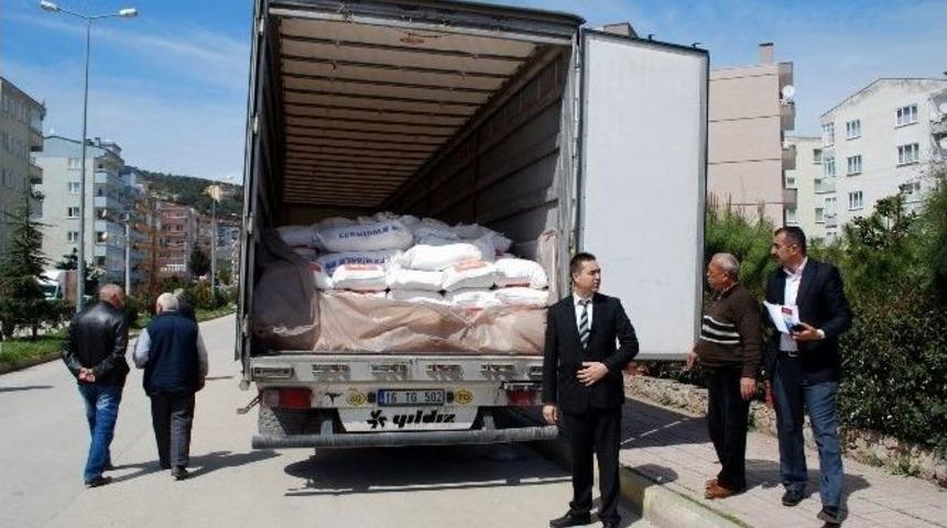 Mudanya&rsquo;dan Mazlumlara 2 Tır Dolusu Yardım