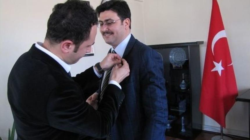 Hisarcık Tema Vakfı Temsilcileri Kaymakam Savran&rsquo;ı Ziyaret Etti