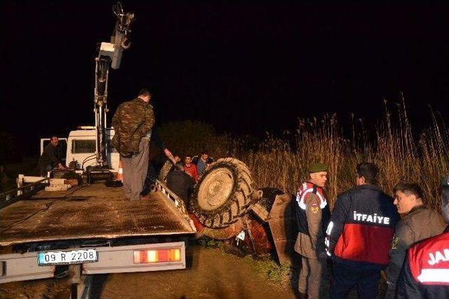 Nazilli’de Traktör Kanala Uçtu: 1 Ölü