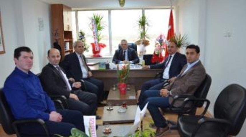Salihli Ticaret Borsası&rsquo;ndan İl&ccedil;e Tarım M&uuml;d&uuml;r&uuml;&rsquo;ne Ziyaret