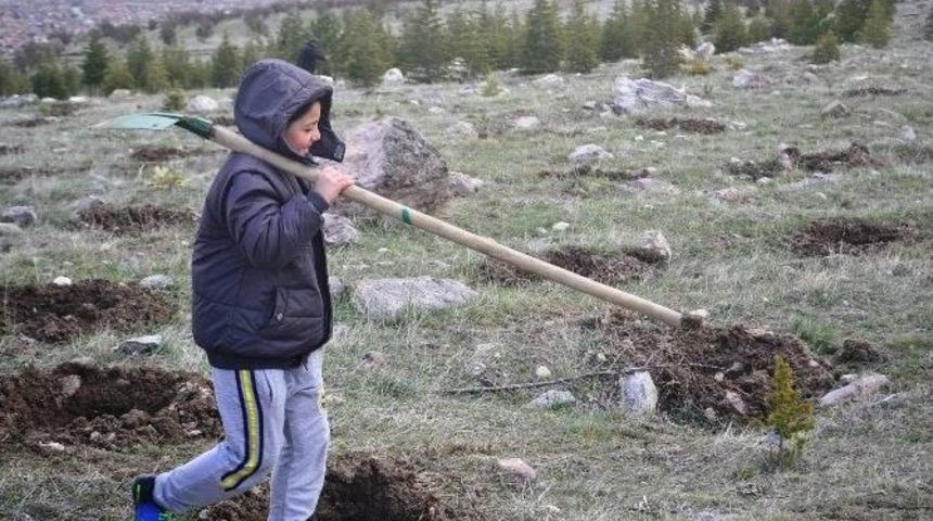Sel&ccedil;uklu&rsquo;da 10 Bin 200 Fidan Toprakla Buluştu