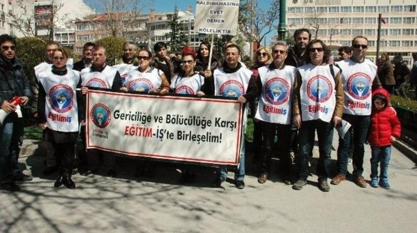 Eğitim&ccedil;iler İş G&uuml;vencelerine Sahip &Ccedil;ıkıyor