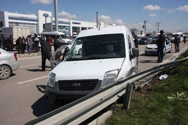 İş Kazasına Giden Polis Ekipleri &Ouml;l&uuml;mden D&ouml;nd&uuml; 2
