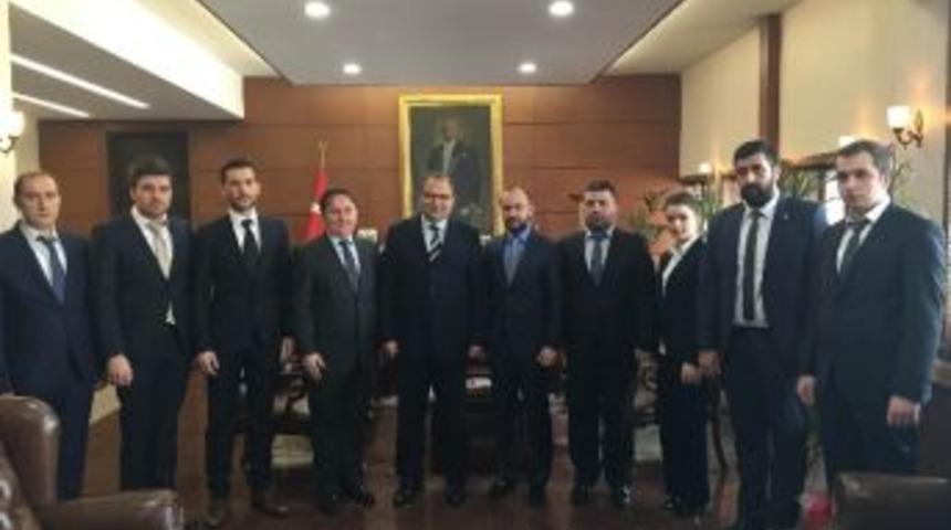 Gen&ccedil; M&uuml;siad Zonguldak Şubesi Vali Kaban&rsquo;a Projelerini Anlattı