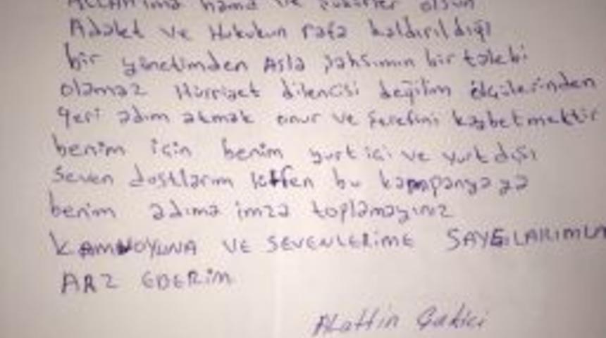 (&ouml;zel Haber) Alaattin &Ccedil;akıcı&rsquo;dan &lsquo;&ouml;zg&uuml;rl&uuml;k&rsquo; Kampanyasına Tepki