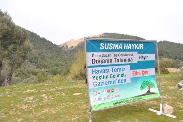 Gaziemir de Taş Ocağı Ve Zeytin Katliamına Tepki 3