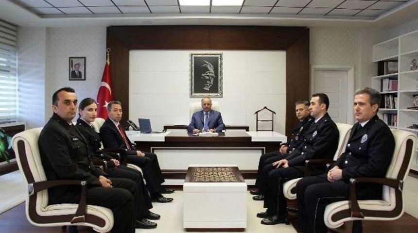 Emniyetten Bartın Valisi Azizoğlu&rsquo;na Ziyaret