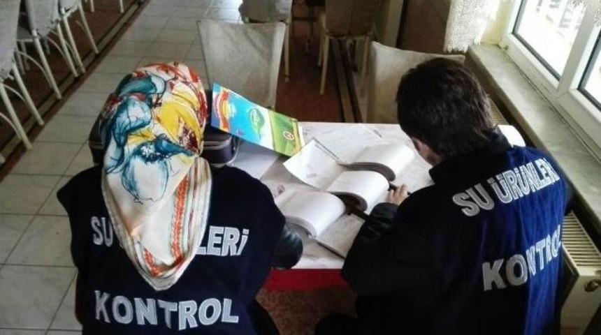 Beyşehir&rsquo;de Restoranlarda Balık Yasağı Denetimi