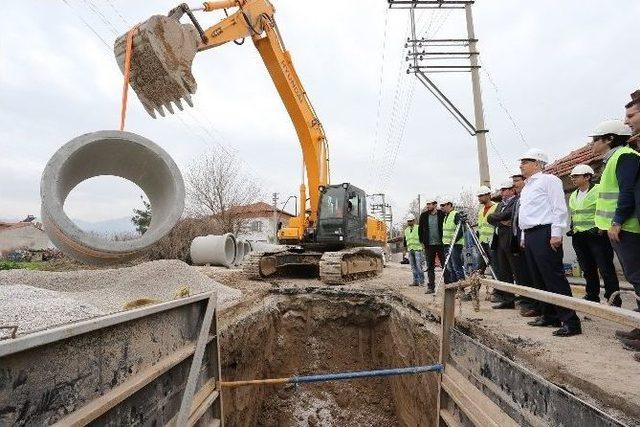 Başkan Zolan Altyapı Çalışmalarını İnceledi