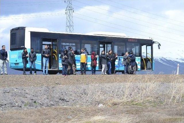 Erzurum Ovasında Kuş Gözlemlediler