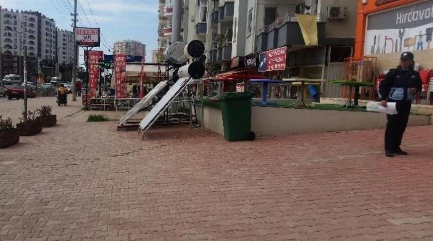 Mersin B&uuml;y&uuml;kşehir Ve Mezitli Zabıtasından İş Yerlerine Denetim