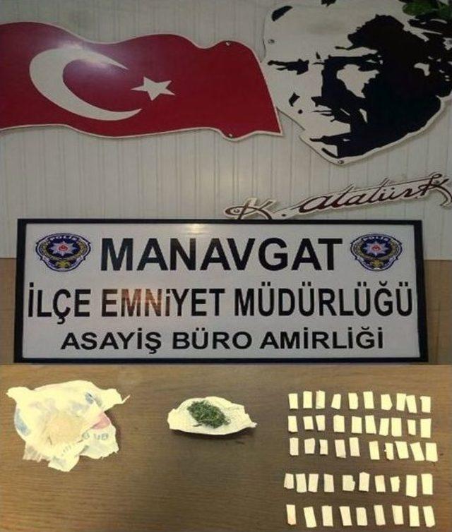 Manavgat’ta Uyuşturucu Zanlıları Tutuklandı