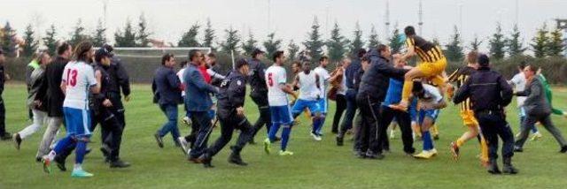 Amatör Lig Maçında Saha Karıştı: 5 Yaralı