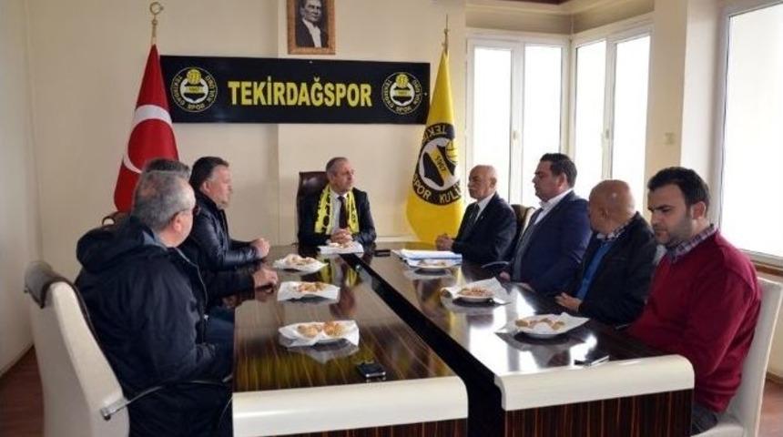 Tekirdağ Valisi Enver Salihoğlu 3. Lige &Ccedil;ıkan Tekirdağspor&rsquo;u Tebrik Etti