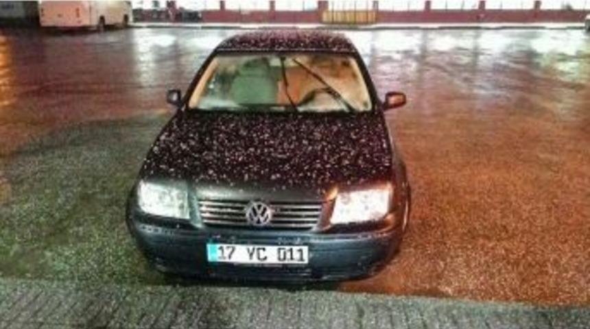 Yenice&rsquo;ye Dolu Yağdı