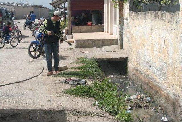 Reyhanlı’da Larva Mücadelesi