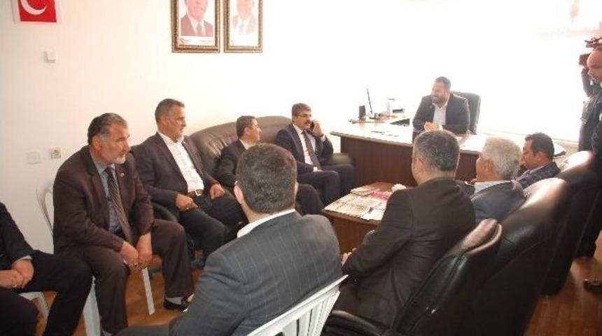Ak Parti&rsquo;den, Saadet Ve Hdp İl Başkanlığına Ziyaret