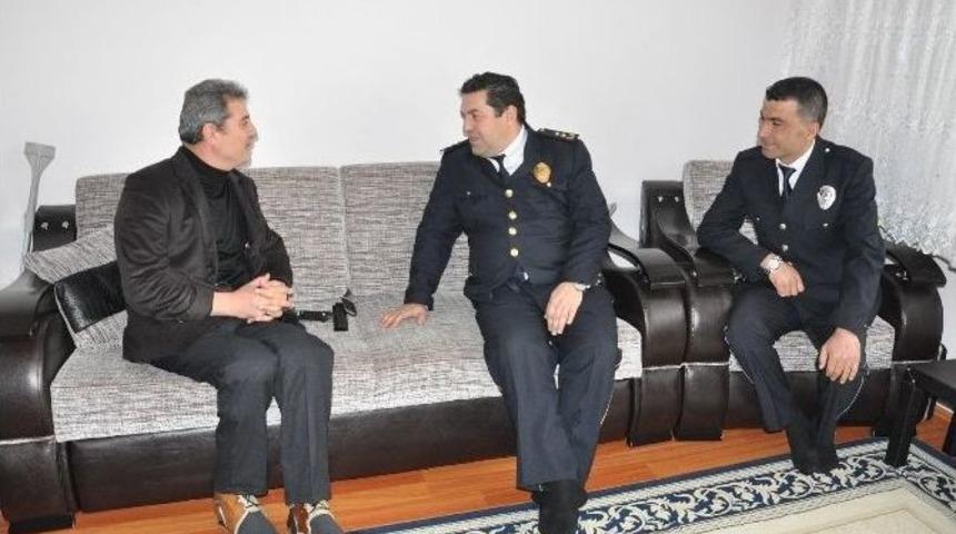 Yerk&ouml;y Emniyetinden Şehit Ailelerine Ziyaret