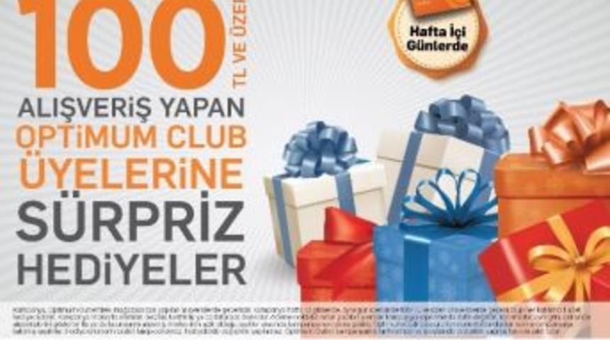 Adana Optimum&rsquo;dan Hediye Yağmuru