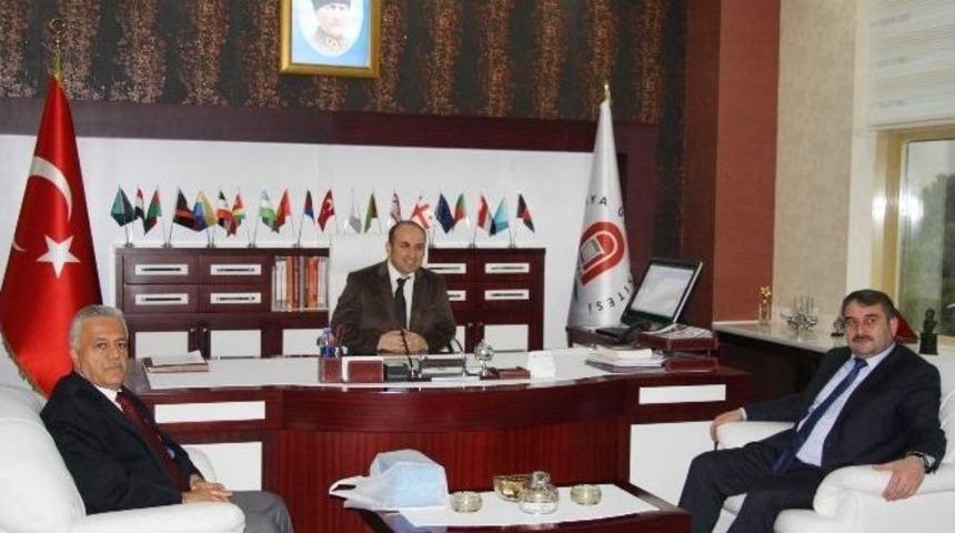 Esnaf Odalarından Rekt&ouml;r Orbay&rsquo;a Ziyaret