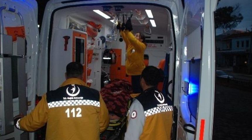 Yoldan &Ccedil;ıkan Otomobil Takla Attı; 1 Yaralı