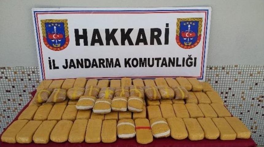 Hakk&acirc;ri De 45 Kilo Eroin Ele Ge&ccedil;irildi