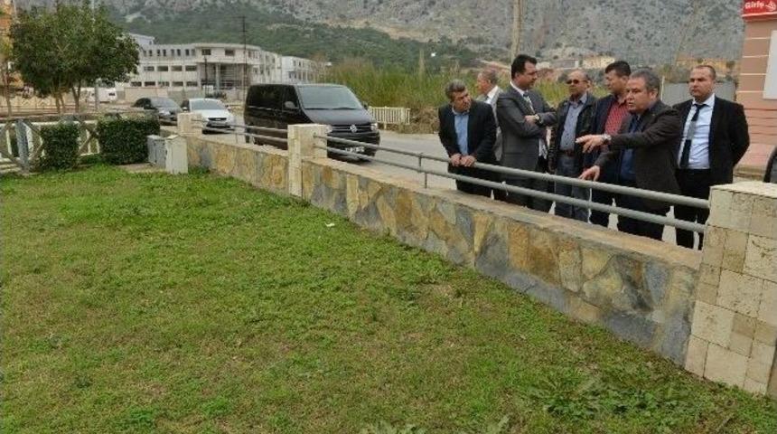 Sarısu Ve Hurma&rsquo;da Muhtarlık Evi Yapımı Başladı