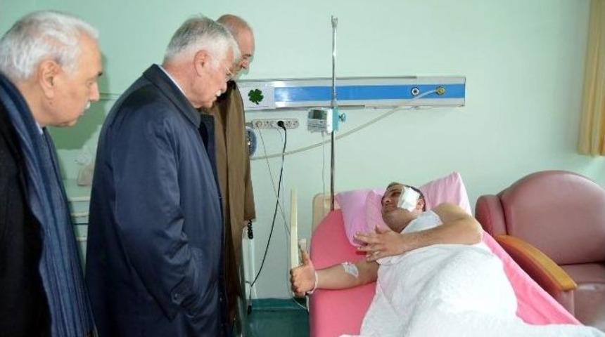 Trabzonspor Divan Başkanı, Kahraman Şof&ouml;r&uuml; Ziyaret Etti