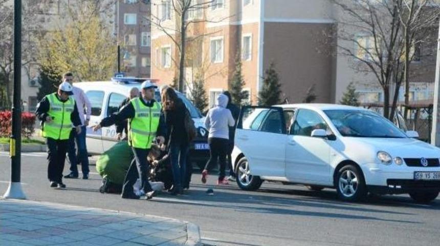 Otomobilin &Ccedil;arptığı Liseli Yaralandı