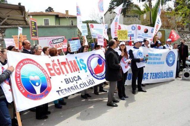 Eğitimcilerden 'ücretsiz Nöbete' Tepki Eylemi