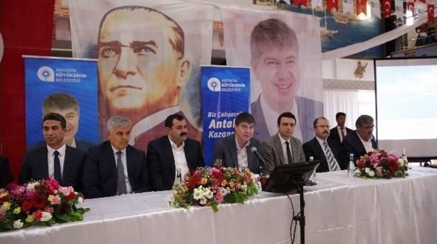 T&uuml;rel, Serik&rsquo;te Yapılan Hizmetler Ve Projeleri Anlattı