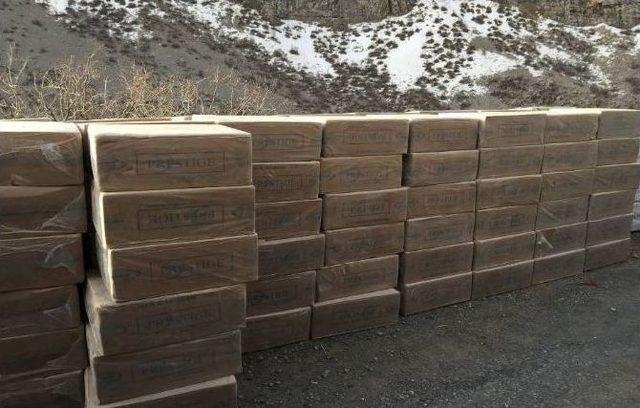 Şırnak’ta 277 Bin Paket Kaçak Sigara Ele Geçirildi