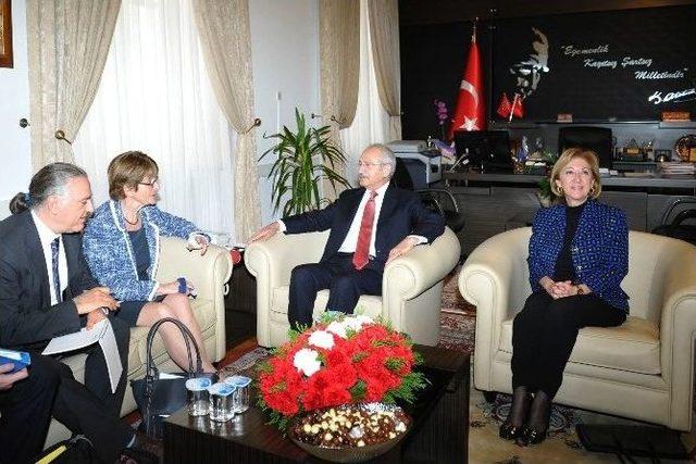 Avrupa Konseyi Parlamenterler Meclisi Başkanı Brassuer’den Kılıçdaroğlu’na Ziyaret 1