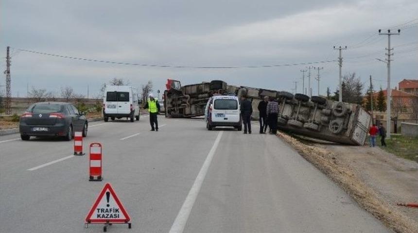 Konya&rsquo;da Trafik Kazası: 2 Yaralı