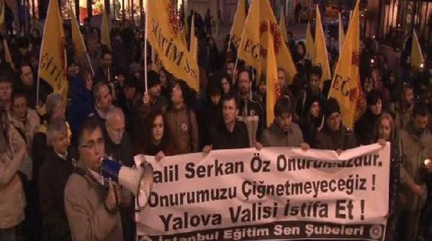 Yalova Valisi'ni Protesto...