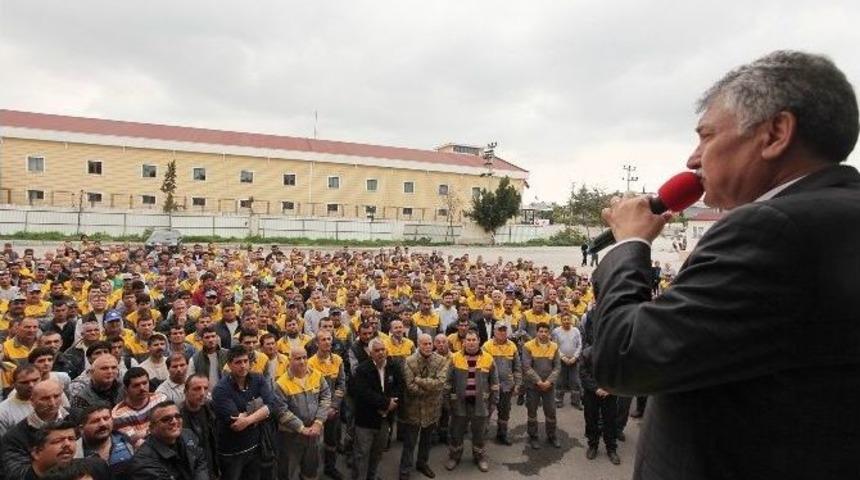 Başkan Karalar&rsquo;dan Temizlik İş&ccedil;ilerine Konut S&ouml;z&uuml;