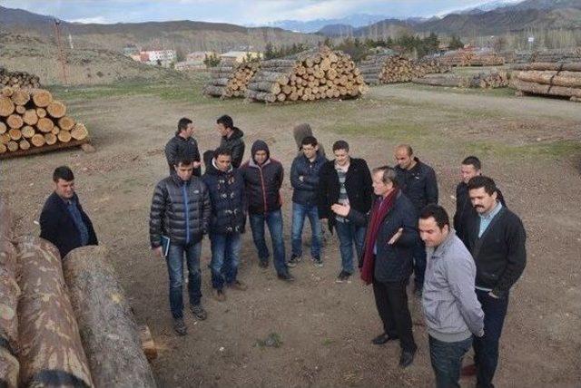 Orman İşletme Müdürlüklerine Yeni Atanan Orman Mühendislerine, Arazide Eğitim