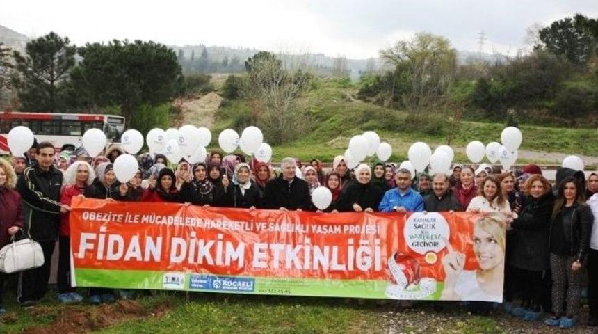 Obezite İle M&uuml;cadele Eden Kadınlardan Hatıra Orman